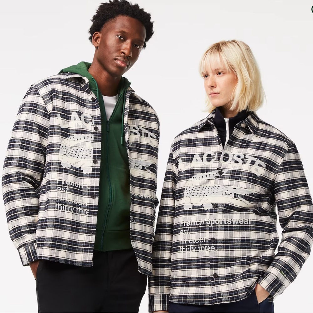 Lacoste Checkered Print Jacket (S)
